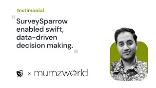 Celebrity How Mumzworld transformed feedback process with SurveySparrow Profile
