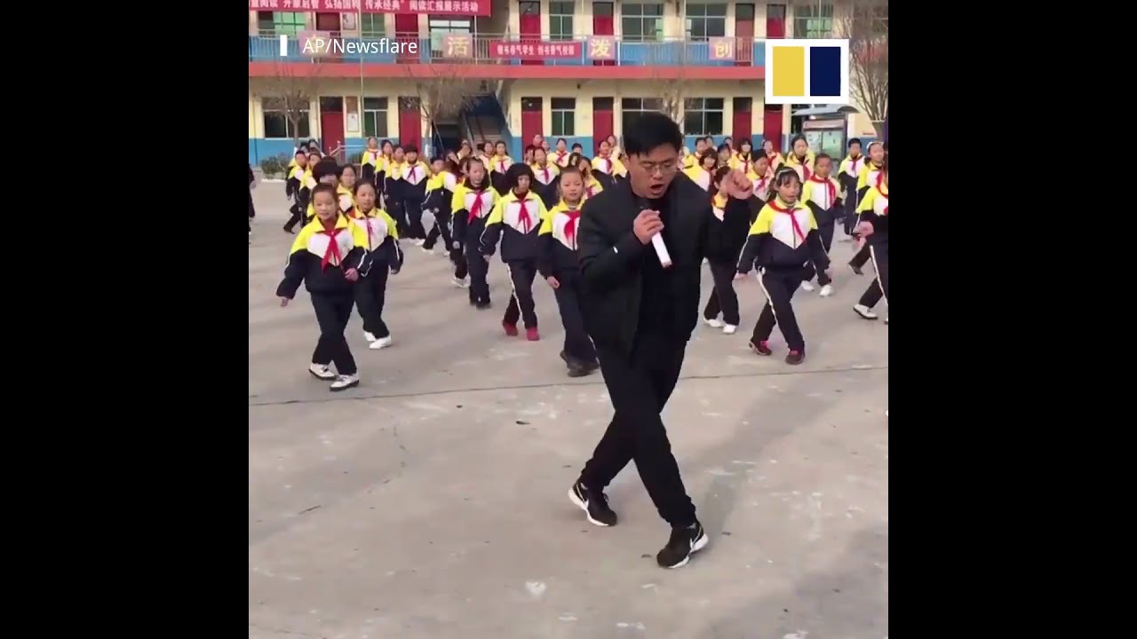 Chinese students dancing to Party Rock Anthem 