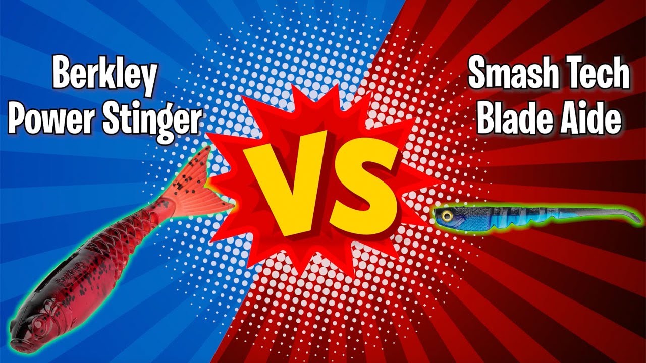 Berkley Power Stinger the BEST Trailer Swim Bait? 1v1 VERSUS Blade Aide 