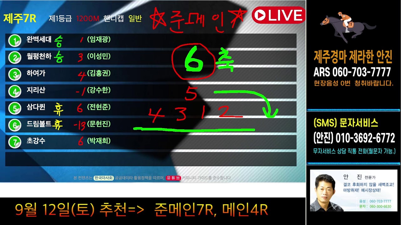 제주경마 라이브 방송