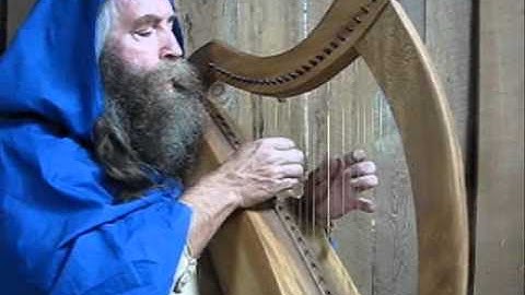 Demo of Ancient Muse wire harp.
