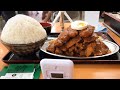 【大阪デカ盛り】天保山チキンカツ&マンガ盛りごはん定食/赤丸食堂【大阪府大阪市港区磯路】