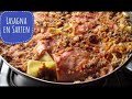 🔴Lasaña Casera en Sartén superfácil, Sin Horno🔴