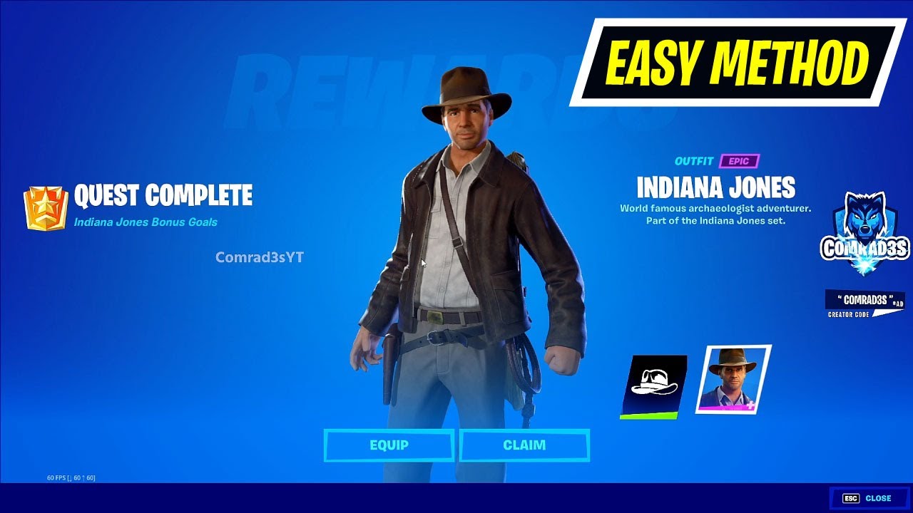 Complete Indiana Jones quests Fortnite How to Complete All Indiana
