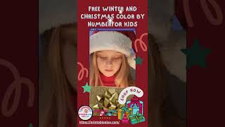 free Winter and Christmas Color By Number