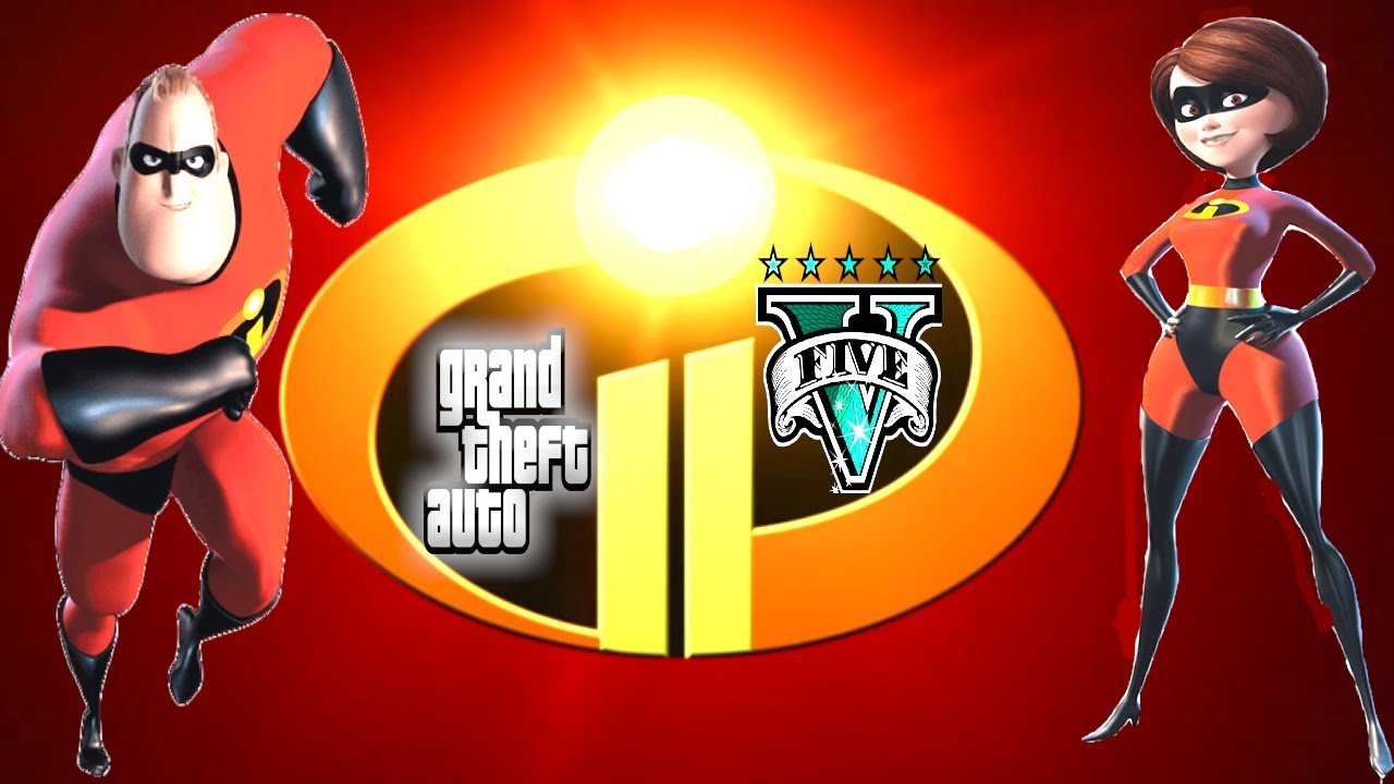 Gta 5 Mods - THE INCREDIBLES 2 MOD VS. Gta 5!! w/SPECIAL GUEST | REDUX (GTA 5 MODS PC)