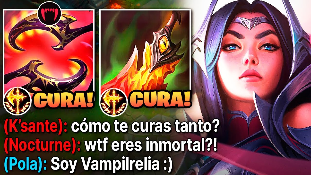 Irelia pero 100% curaciones y cada Q restaura la vida completa