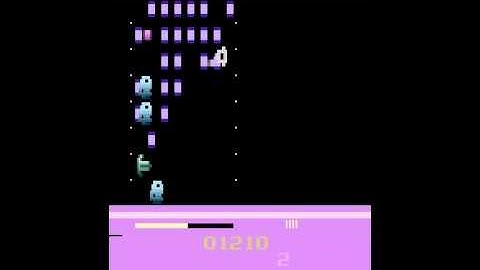 Oystron (Atari 2600) - Vizzed.com GamePlay (rom hack)