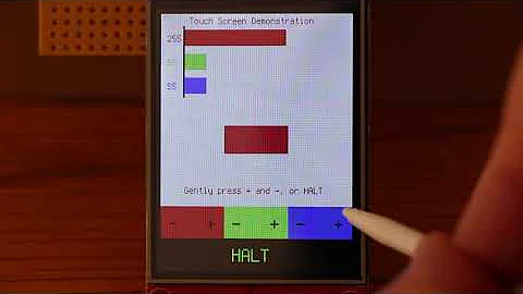 Pico with ILI9341 Touch screen