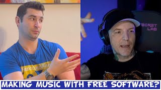 Can you ACTUALLY Make Music with ONLY Free Software? (Deadmau5 Reaction Video)