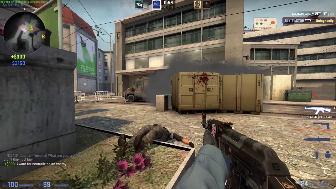 The MADACE & 2v4 clutch Sacrifice | de_overpass | CS:GO