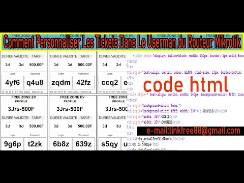 mikrotik userman génèrer les tickets ou code wifi ( templetes personnalisé) les tickets du wifi zone