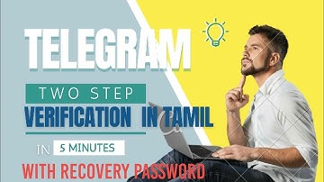 Telegram Two step verification in Tamil with Recovery password | Telegram series | HD TALKIES-தமிழ்