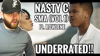 [Industry Ghostwriter] Reacts to: NASTY C- SMA (VOL. 1) ft.Rowlene- This is a really good song!