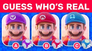 Guess the Real MARIO Characters | Super Mario Bros Movie Quiz