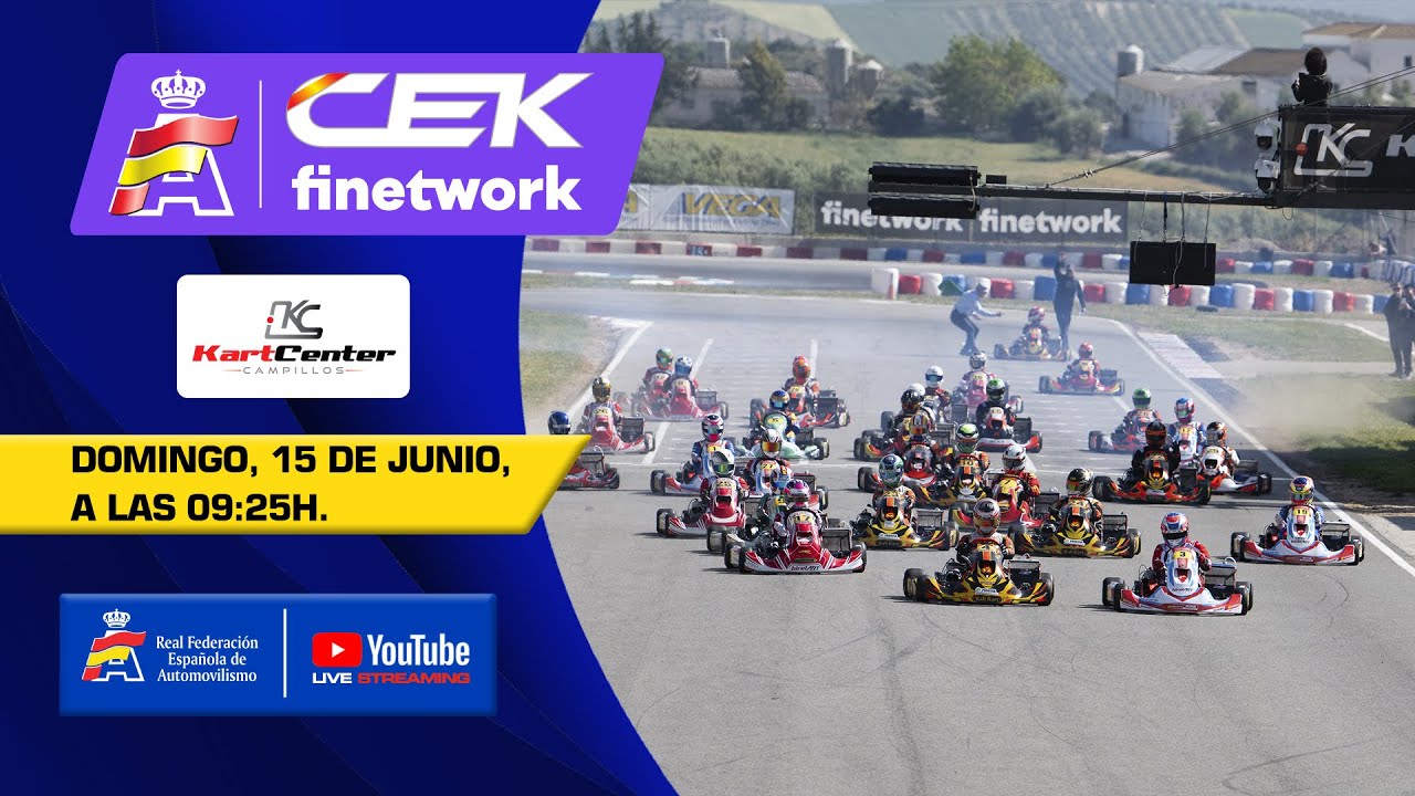 En directo: Karting #CEKFinetwork – Campillos 2025 | Domingo