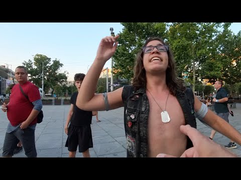 Angry Young Man Rebukes Me For Doing As Jesus Said... | Belgrade 🇷🇸 Serbia