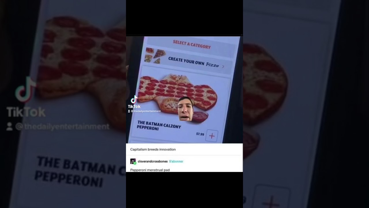 Try the new the Batman Calzony Pepperoni