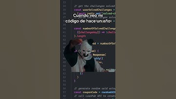 Si eres programador seguro que te ha pasado.  Ves código de hace tiempo y dices: "¿Cómo pude hacer e