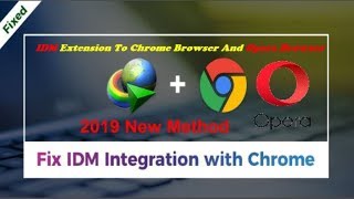 how to add IDM extension to chrome browser and opera browser (2019 new method) screenshot 5