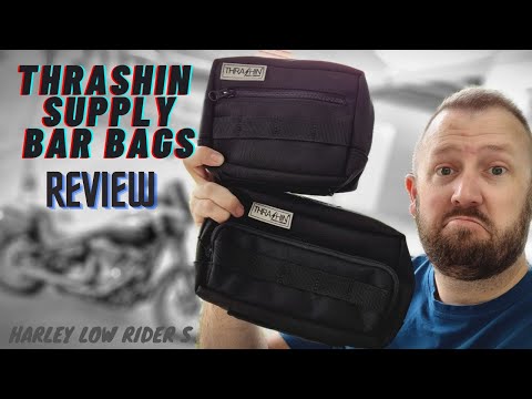 Thrashin Supply Handle Bar Bag Review (on Harley Davidson Low Rider S ...