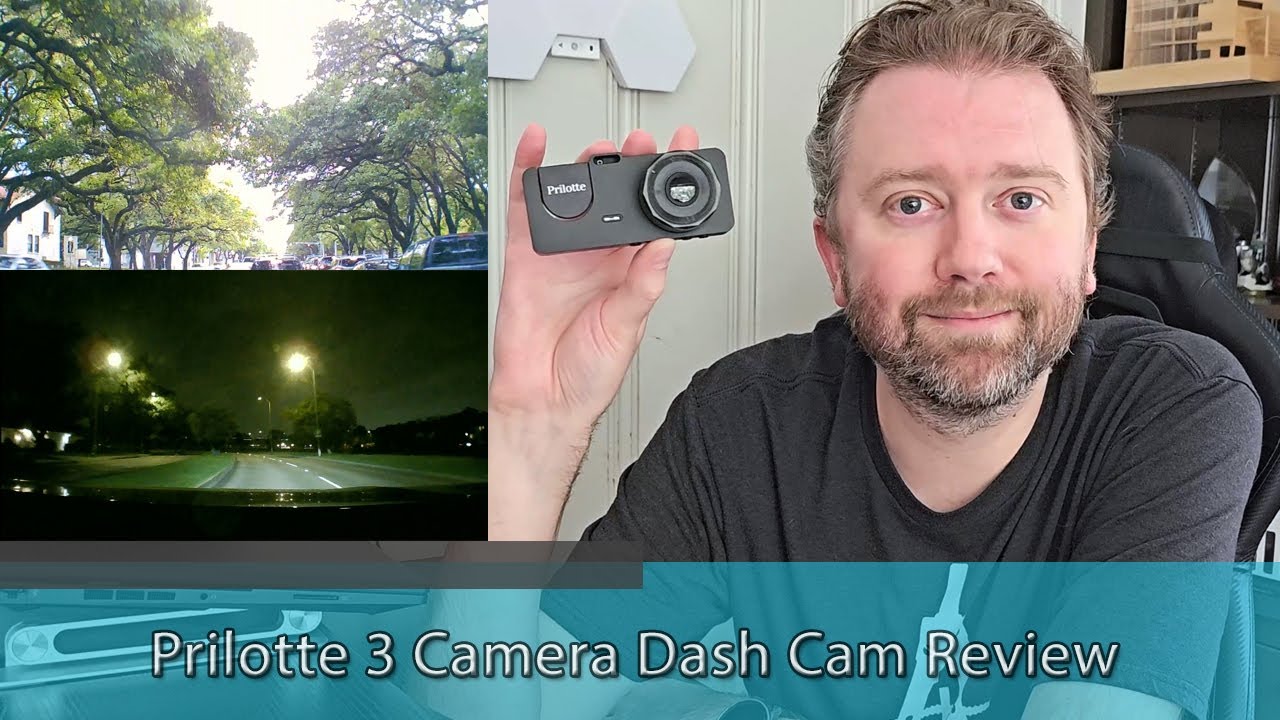 THREE CAMERA CAR DASH SYSTEM - Prilotte 3 Camera Dash Cam Review 