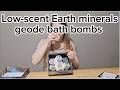 I am in love with these mineral, low-scent bath bombs