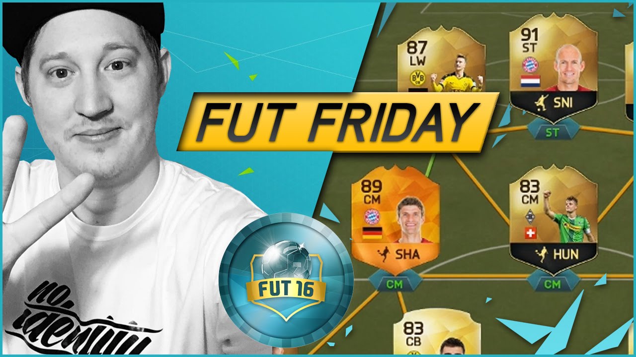FUT Draft To Glory Ep2 - OMG STRIKER ROBBEN - FIFA 16 FUT Friday!!