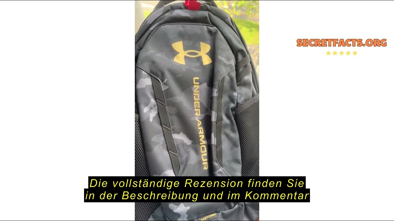 Produktbewertung: Under Armour Unisex-Erwachsene Ua Hustle 6.0 Backpack Rucksack, Schwarz/Schwarz/We