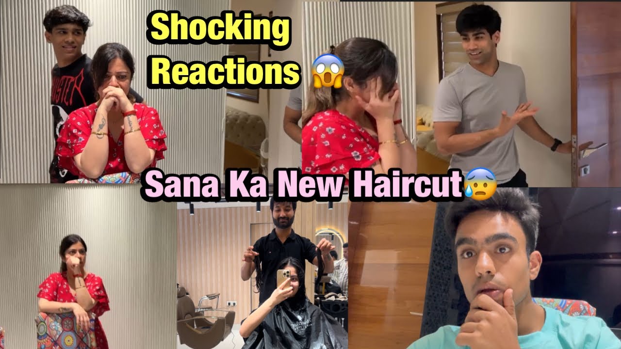 Sana Ke Haircut Ne Chachi Ko Rula Diya😥😰