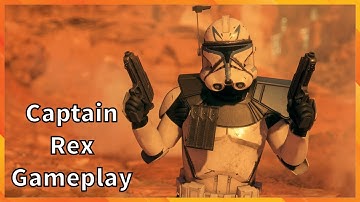 Captain Rex Gameplay Star Wars Battlefront 2