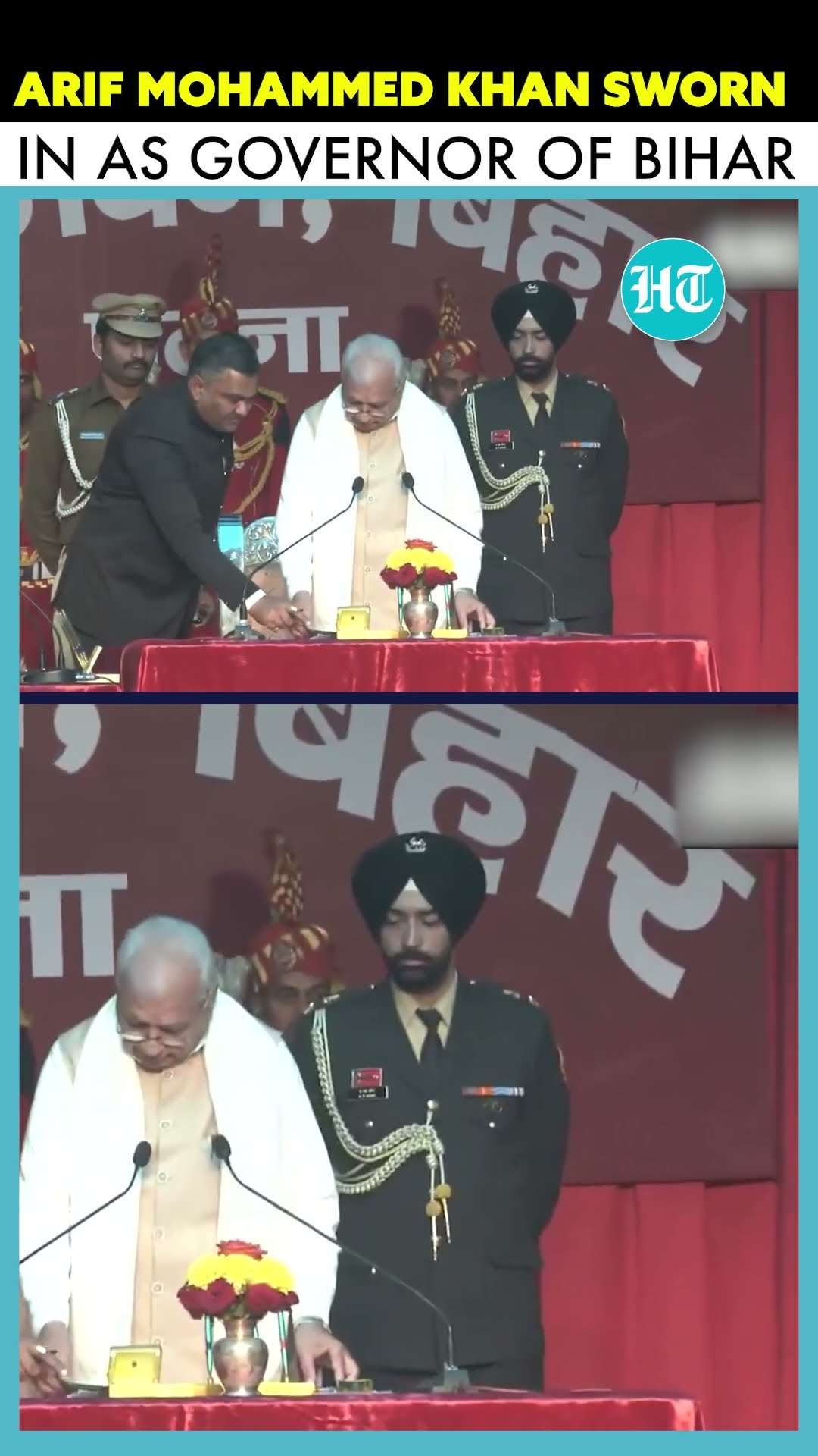 Arif Mohammed Khan Takes Oath As Bihar's New Governor #ytshorts