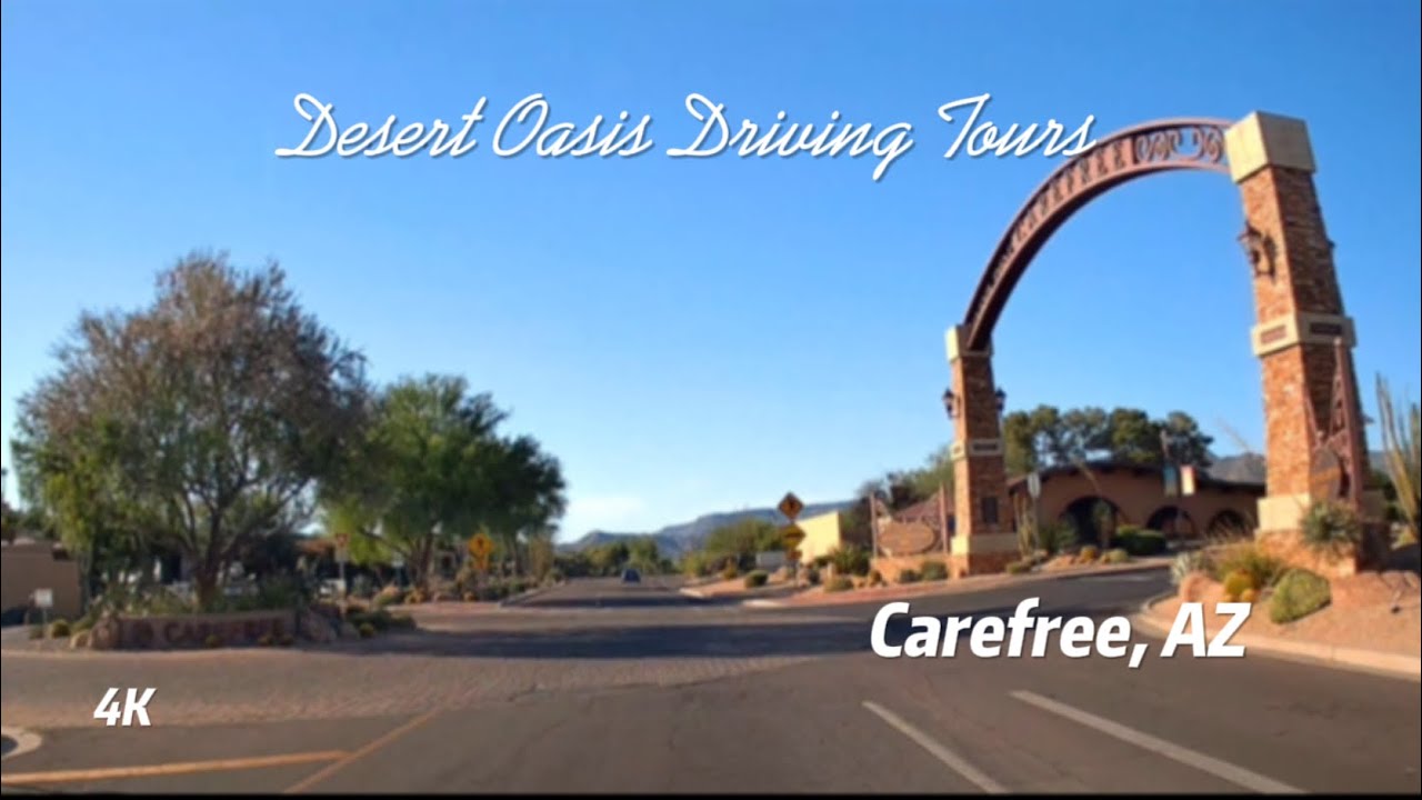 4K Roadscapes: Driving Tour | Carefree, AZ - YouTube