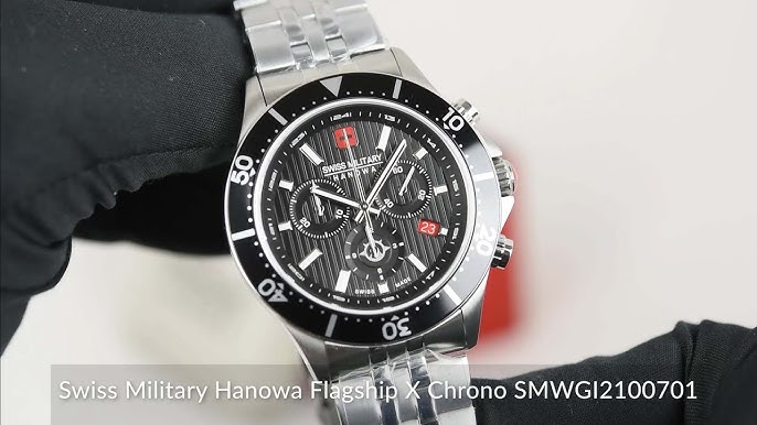 - Military X YouTube Swiss Flagship Hanowa SMWGI2100730 Chrono