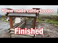 The cattle feeder feed bunk is finally finished. Part 3. Episode 111