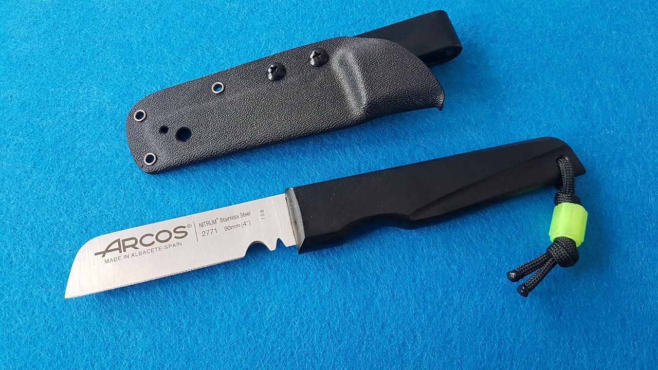 Cuchillo Arcos de electricista 2771 a escena: Muy económico, ligero y cortador.