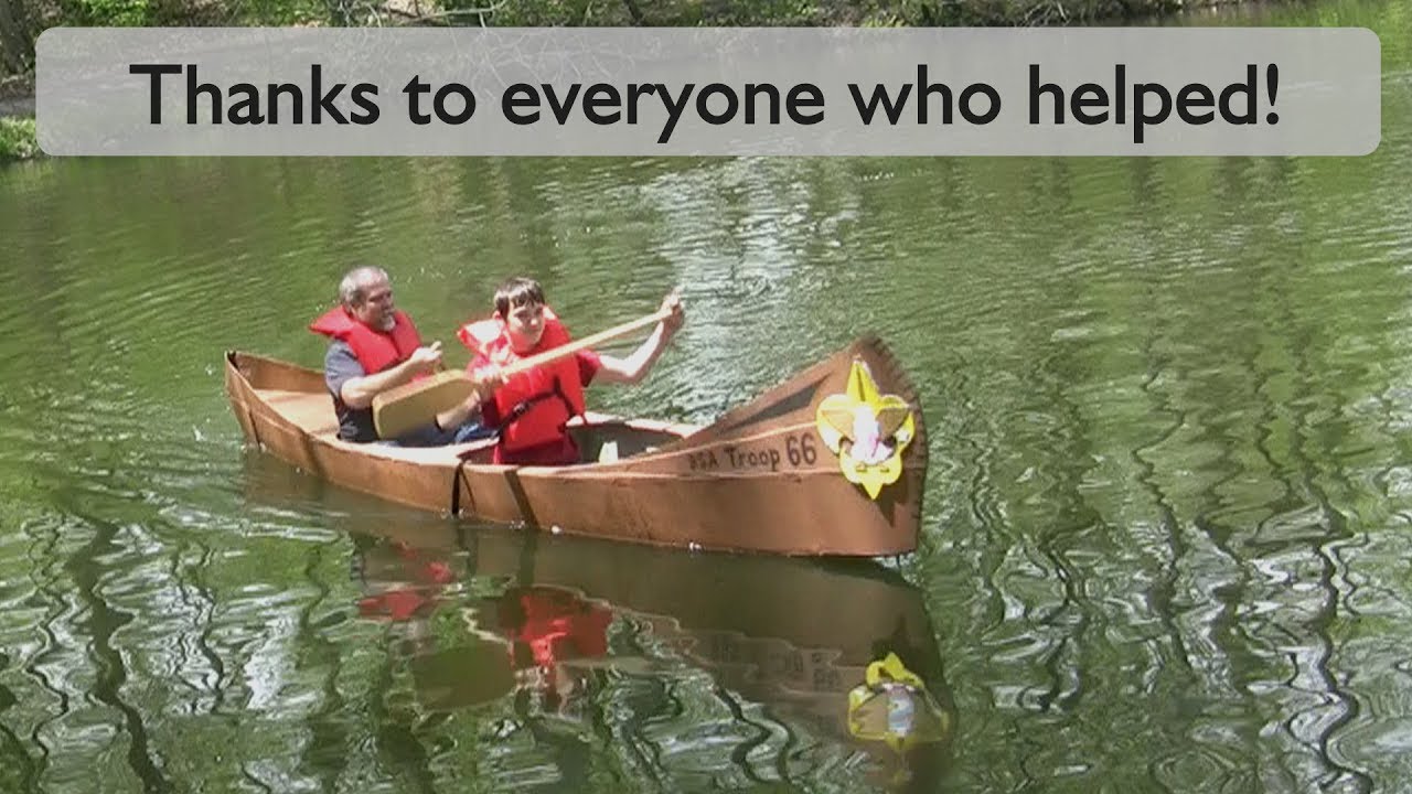 Building a Cardboard Racing Canoe/Kayak - Cardboard Boat ...