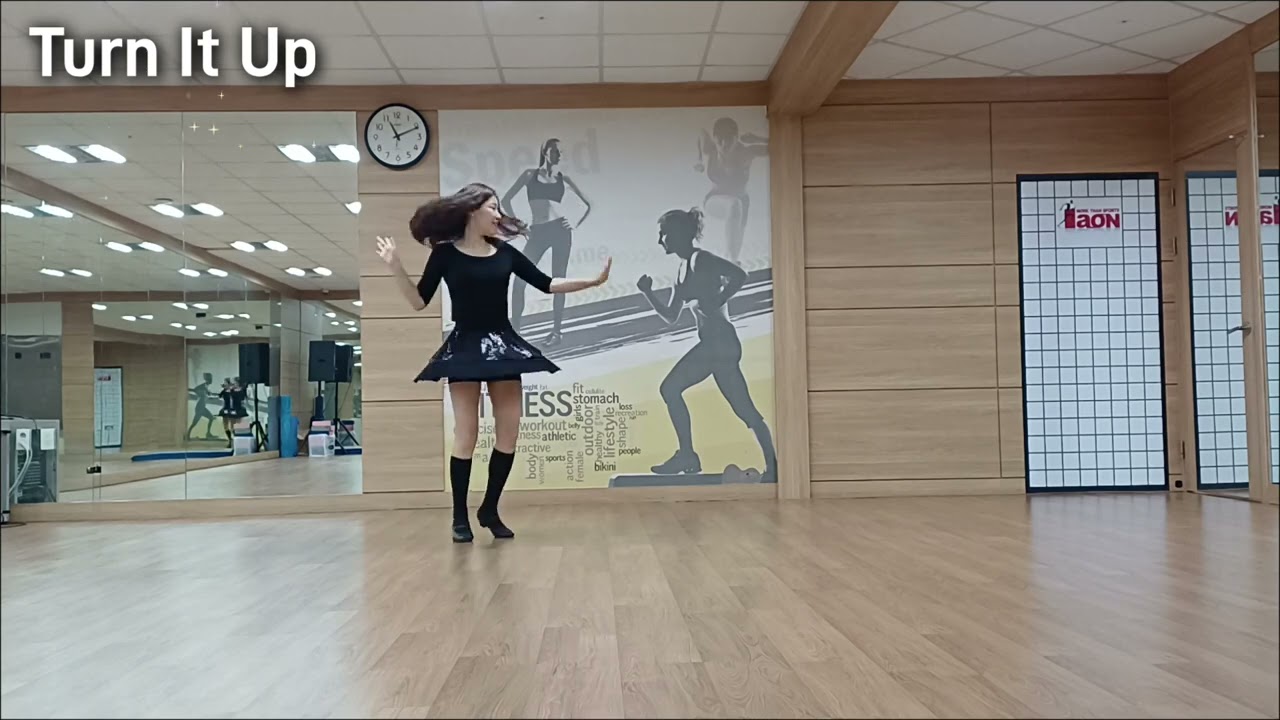 Turn It Up Line dance/Improver/턴 잇 업 라인댄스/이지중급