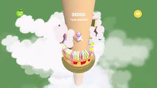 Book Worm Helix Bounce - General Gameplay - Landscape | Bookworm Bounce Mobile Game screenshot 2