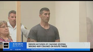 Wrong-way driver accused of causing several Route 3 crashes pleads not guilty