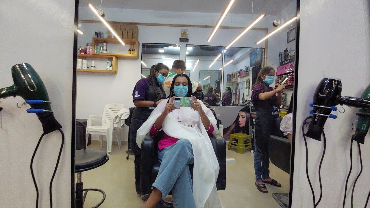 Haircut 💇‍♀️and Hair spa 😍 