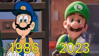 Evolution of Luigi in Movies & TV (1986-2023)