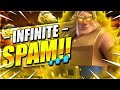 IMPOSSIBLE TO DEFEND THIS!! NEW GOLDEN KNIGHT DECK DOMINATES IN CLASH ROYALE!!