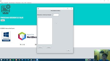 Tutorial Pemrograman Java, Membuat Program Perulangan Do While menggunakan Netbeans