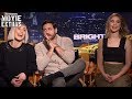 Bright (2017) Noomi Rapace, Edgar Ramírez & Lucy Fry talk about their experience making the movie