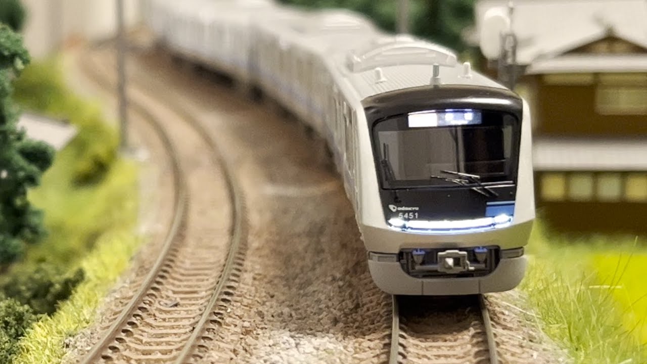 鉄道模型】小田急5000形 Nゲージ走行動画 - YouTube