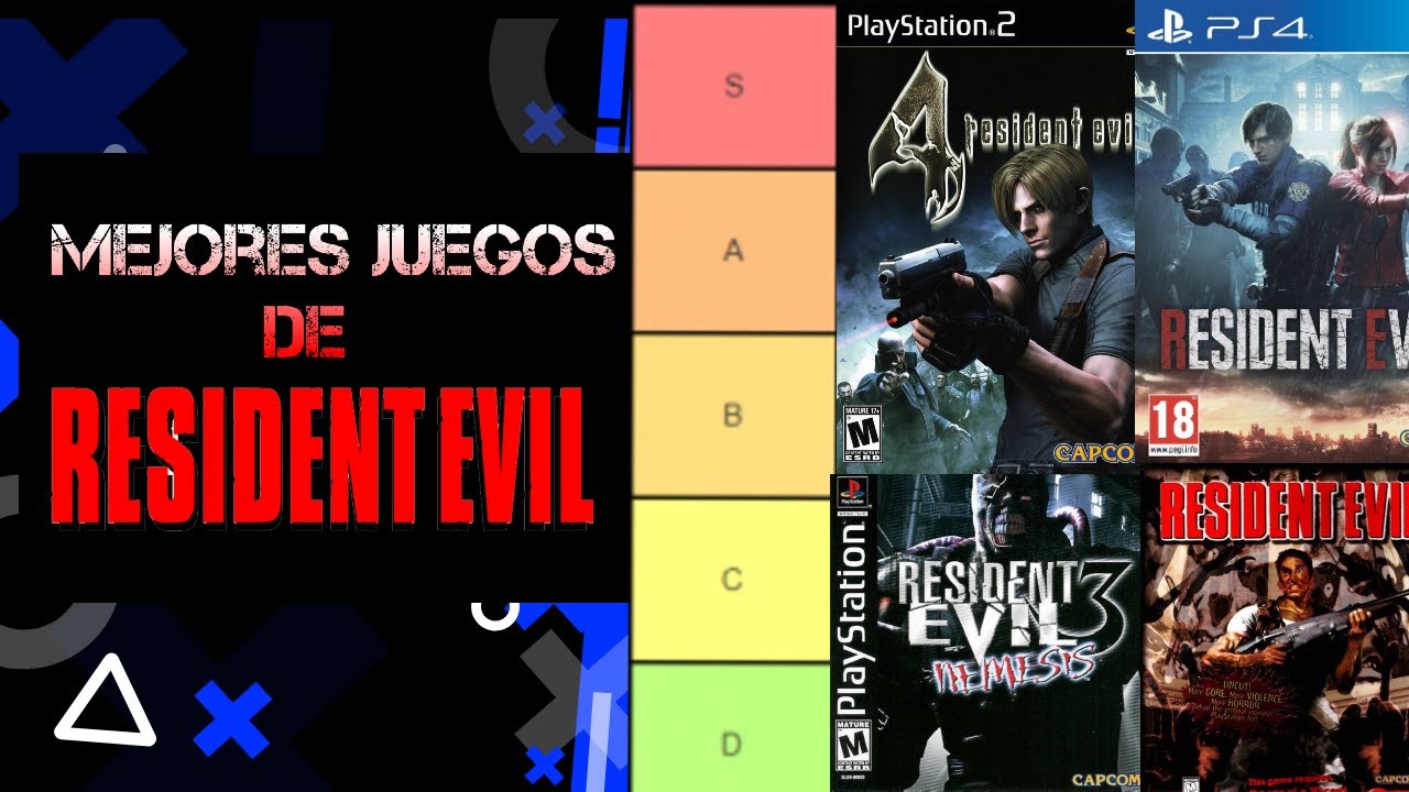 Mis Juegos Favoritos De Resident Evil Tier List - YouTube