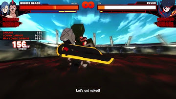 KILL la KILL -IF- (Nudist Beach) 5B Starter 11.5K+ Combo Starting With 0 Meter and No Bloody Valor