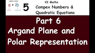Kerala State 11th math - Complex No & quadratic eq - Part 6 - Argand plane & polar representation