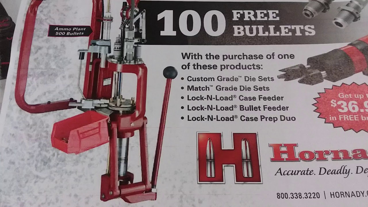 500-free-bullets-yep-it-s-a-rebate-on-the-hornady-reloading-kit-youtube